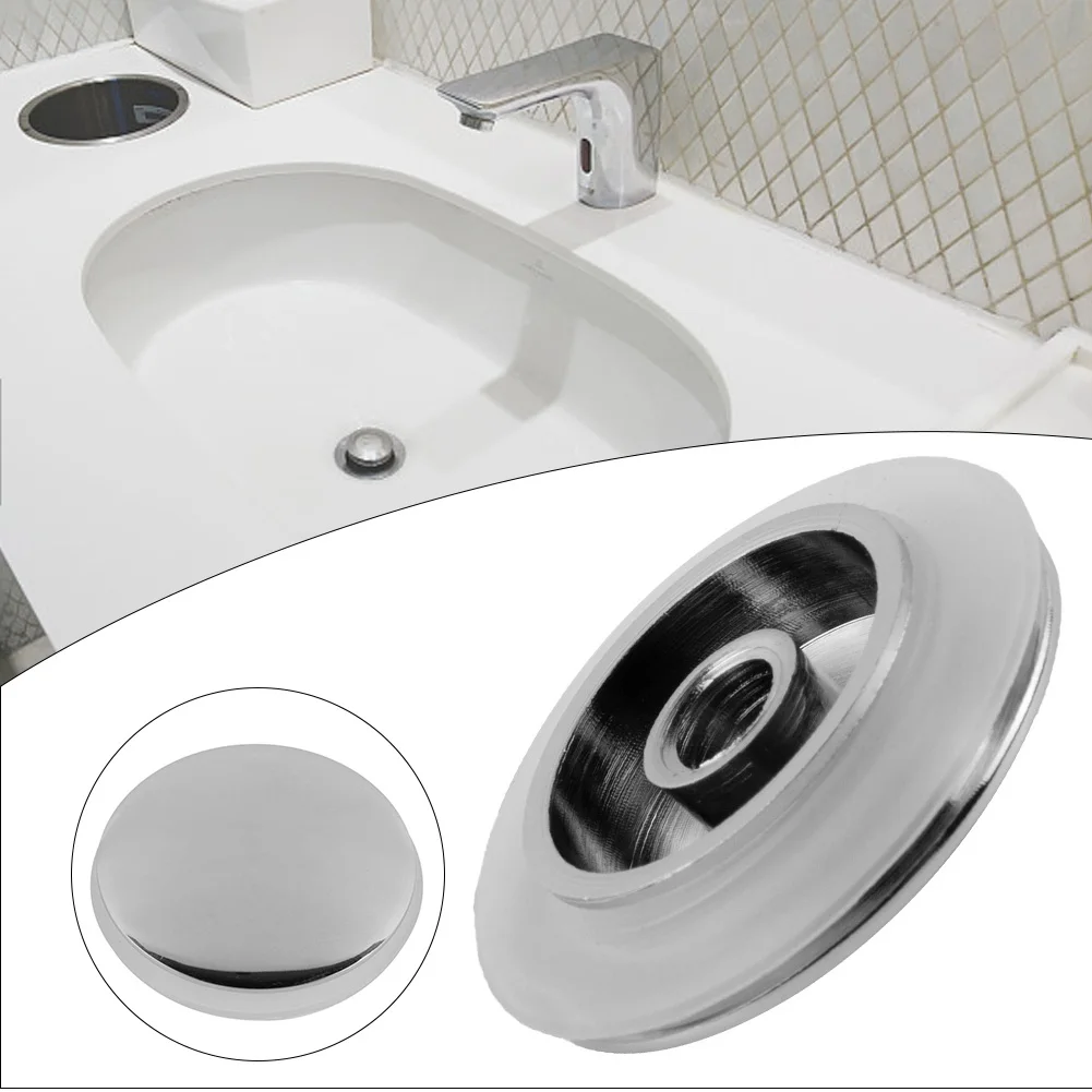 1pc 38mm Kúpeľňa Umývadlo Umývadlo Až Vypúšťacia Zátka Nahradenie Plug Spp Jednoduché Pop-Up Klik Klak Chrome Umývadlo Umývadlo Obrázok 1