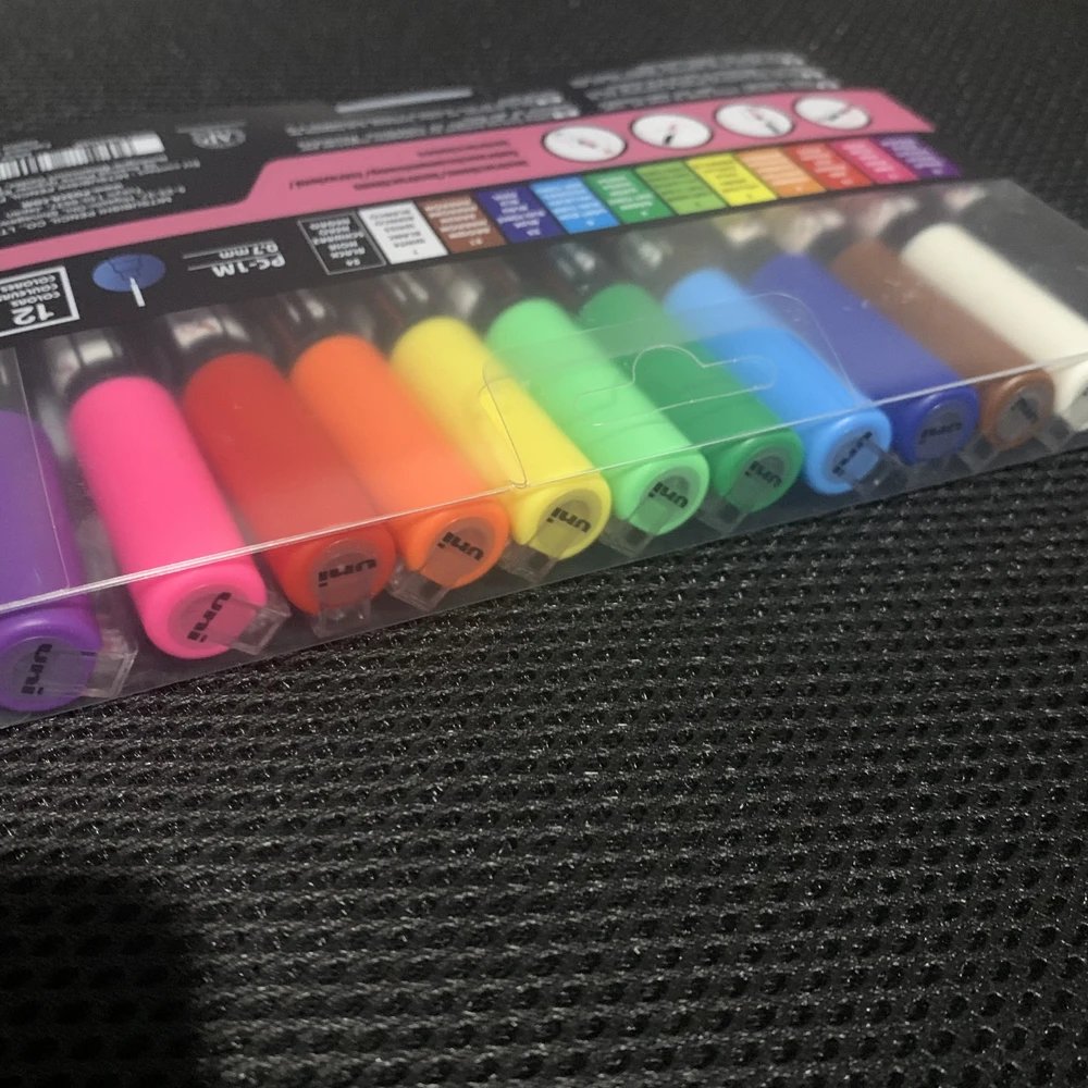 Japonsko Uni Posca PC-1 M-12C Paint Marker Pero, 0.7 mm Extra Jemné Bod, Akryl na báze Vody Nepremokavé Maľovanie Rysovacie Perá Darček Obrázok 2