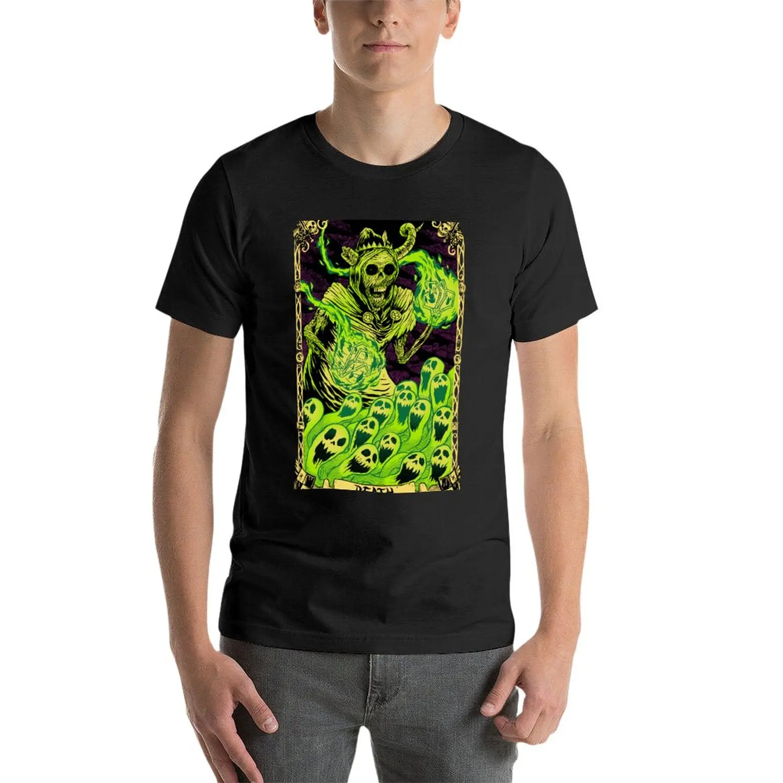 Smrť T-Shirt estetické oblečenie obyčajný t-shirt košele grafické tees športový fanúšik, t-shirts mužov oblečenie Obrázok 3