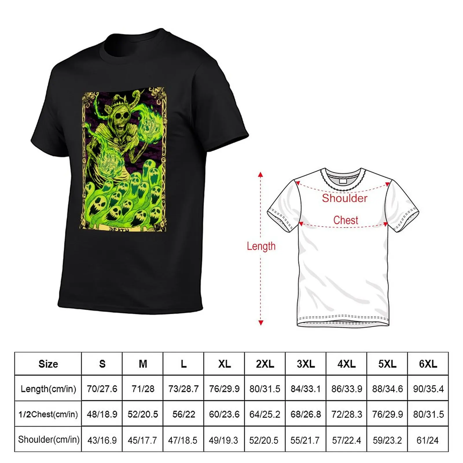 Smrť T-Shirt estetické oblečenie obyčajný t-shirt košele grafické tees športový fanúšik, t-shirts mužov oblečenie Obrázok 4