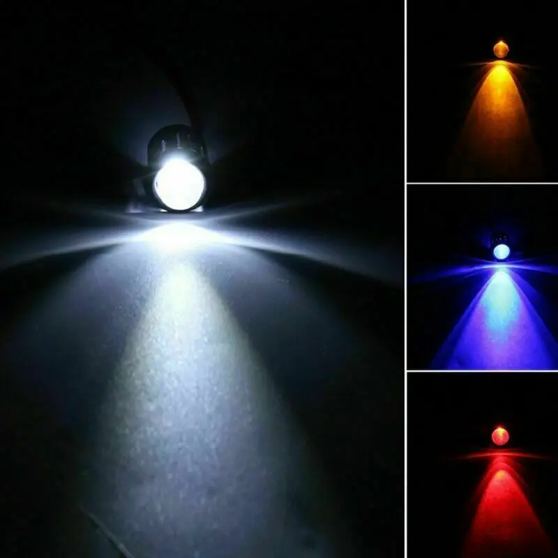 1Pcs 12V 10 mm Pre-Káblové Konštantné LED Ultra Svetlé Vody Priehľadné Svetelný Indikátor Signalizuje Svetlo Červená/Žltá/Modrá/Biela Obrázok 5