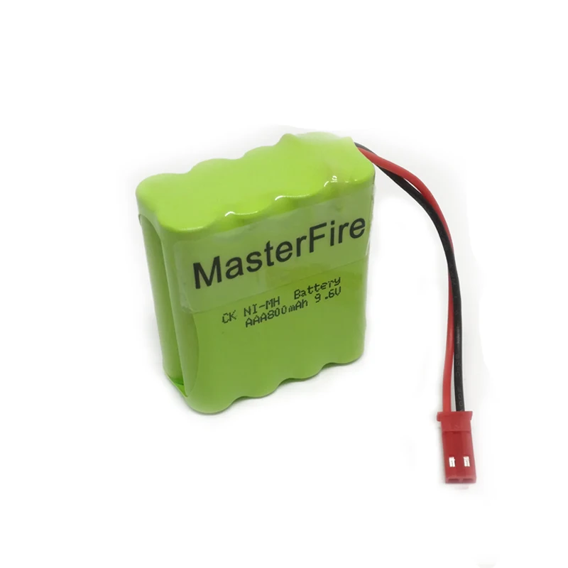 4pcs/veľa MasterFire 8x AAA 9.6 V 800mAh Ni-MH Batérie Nabíjateľné NiMH Batérie Pack s Konektormi pre RC Autá, Lode, Diaľkové Hračky Obrázok 0