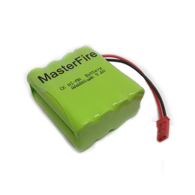 4pcs/veľa MasterFire 8x AAA 9.6 V 800mAh Ni-MH Batérie Nabíjateľné NiMH Batérie Pack s Konektormi pre RC Autá, Lode, Diaľkové Hračky Obrázok 1
