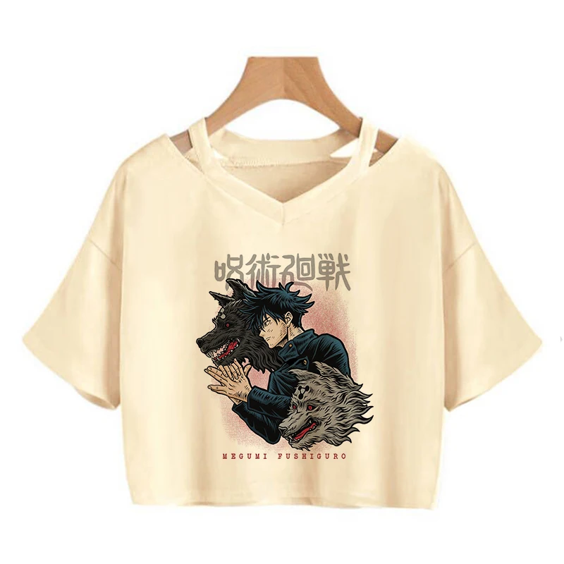 Japonský Manga, Anime Tričko Jujutsu Kaisen T Shirt Ženy Gojo Satoru Plodín Topy Yuji Itadori Grafické Tees Cool tričko Oblečenie Obrázok 4