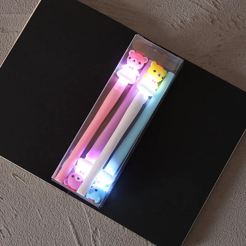 Kreatívne Box 4-kus/set Pack plastickom Pen Set kamenného Obchodu Boutique Škole Študent Pešej Ulice Grafické efekty Nastaviť Pero Obrázok 4