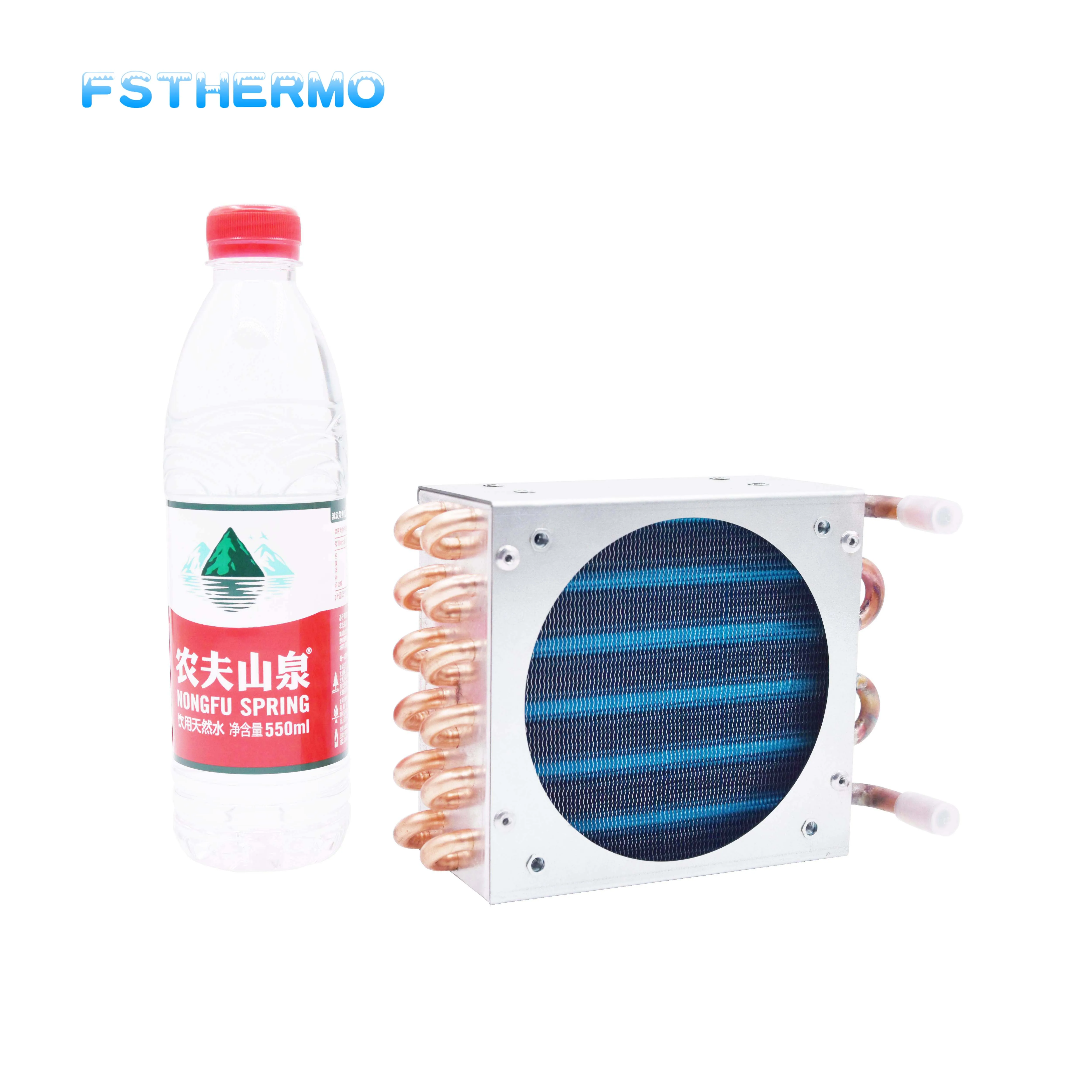 Nízkoteplotný medenými výparníkom finned radiátor priemyselné chladenie kondenzátora Obrázok 4