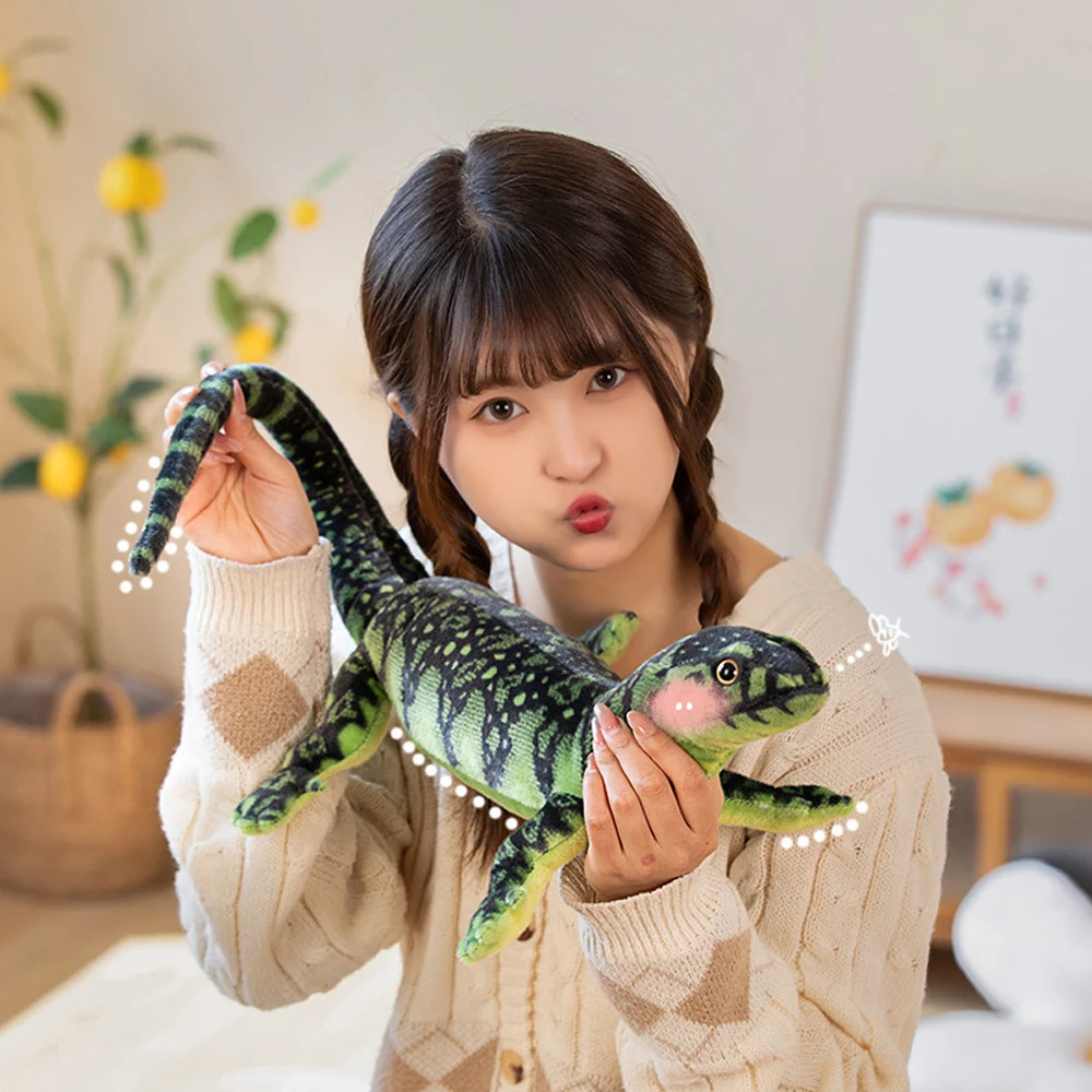 Realistický Lizard Plyšové Hračky Živé Plnené Lizard Plaz Bábiky Vzdelávacie Domáce Dekorácie Plushies pre Deti Chlapcov Narodeninám Obrázok 3