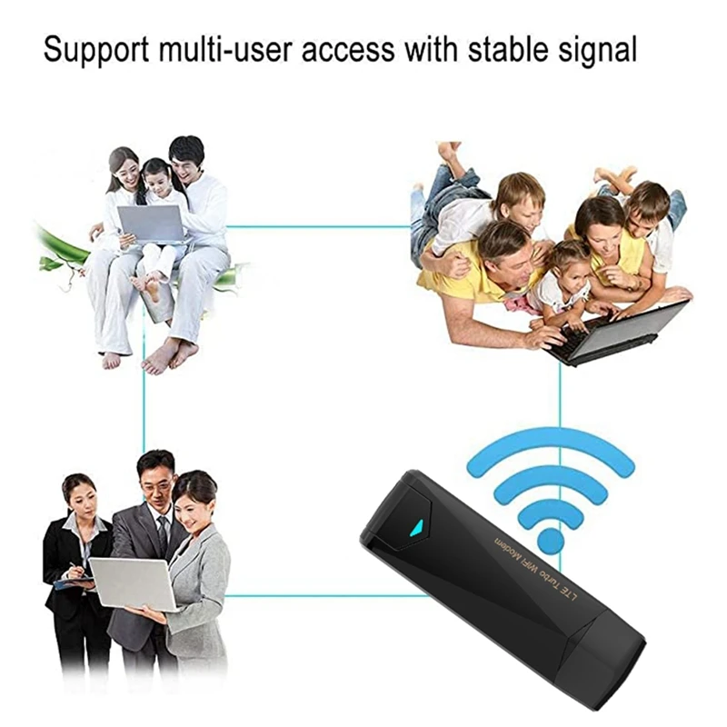 UF909 4G Wifi Router 150Mbps Wireless LTE Modem USB Dongle Prenosný Notebook Wifi Router Smart Širokopásmové Podpora Micro-SIM Obrázok 0